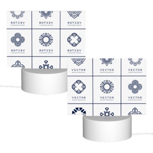 Rectangular Acrylic Night Light, A Collection Of Six Different Vector Logos. -Nuas Diy Shop 6eb8c0019b236517304fa4f211ef7e670d5c1bd3