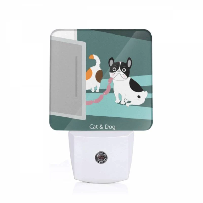 Night Light, A cat and a dog are sitting next to each other. Night Light, A Cat And A Dog Are Sitting Next To Each Other. -Nuas Diy Shop 6f3e433624817713602b05762f3cf64e8748f9c2