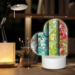 Love Acrylic Night Light, Three Colorful Designs Of Flowers Are Displayed On A Wall. -Nuas Diy Shop 6f9318a8897fc6cf9660604a447d8c435dba3e48