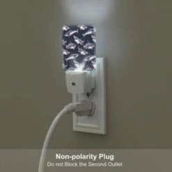 Night Light Set Of 2, A Pattern Of Sharks On A Blue Background. 6 Night Light Set Of 2, A Pattern Of Sharks On A Blue Background. -Nuas Diy Shop 7069235ec1c0f6254da02062374cb66e1b40597e