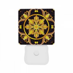 Night Light Set Of 2, A Colorful Flower Design With A Yellow Center. -Nuas Diy Shop 71401153eb14490b096a008c9f64b32efe9d0d1a