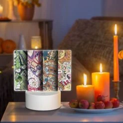 Rectangular Acrylic Night Light, Three Colorful Designs Are Displayed Side By Side. -Nuas Diy Shop 7181429c8336a9e4969bb336f2bb58ac7d31165b