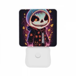 Night Light Set Of 2, A Skeleton Wearing A Black Jacket And A Blue Hat. -Nuas Diy Shop 719b86f0f143698dc0586ae367014da847b226ed