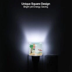 Night Light, A Woman In A Pink Shirt And Blue Shorts Is Standing On A Beach -Nuas Diy Shop 722f2de9c2321b151d2398aec1d4541af78805d1