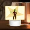 Rectangular Acrylic Night Light, A Woman In A Bikini Is Standing In Front Of A Star. -Nuas Diy Shop 7294b462447c73e978705d0fa96ca8bb2073b7a8
