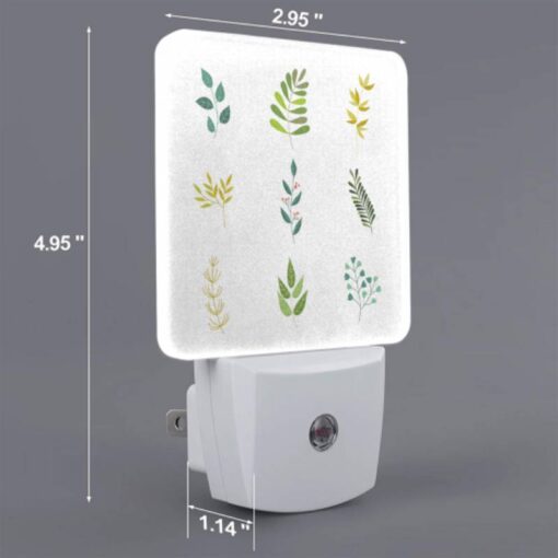 Night Light, Six Different Types Of Leaves Are Shown In A Row. -Nuas Diy Shop 72ff5aec9ef5c62518895de32101c5432ec80b53