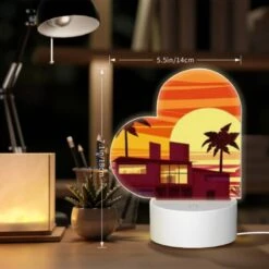 Love Acrylic Night Light, A House With A Sunset In The Background. 7 Love Acrylic Night Light, A House With A Sunset In The Background. -Nuas Diy Shop 730ca2443781b3aa36176a2baa1bdec3a1df9876