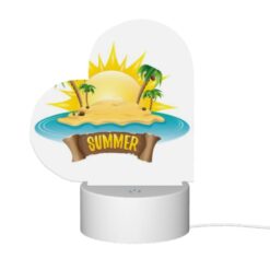Love Acrylic Night Light, A Sunny Beach With A Palm Tree Logo. -Nuas Diy Shop 736c189cc6dff8a01c02fb0498dc65b239e0c9f0