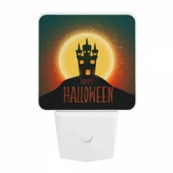 Night Light, A Halloween Poster With A Castle And The Words "Happy Halloween" Written On It. 9 Night Light, A Halloween Poster With A Castle And The Words "Happy Halloween" Written On It. -Nuas Diy Shop 74f03a031f3d3ca14c3e8dd52ad32c74b0701002