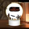 Round Acrylic Night Light, A Halloween Sign With A Spider And A Tree With A Bat. -Nuas Diy Shop 75ea5adfb3592e65635545885097bd8a5cbbf767