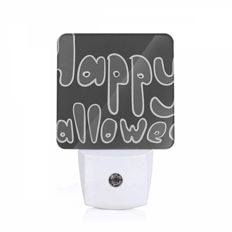 Night Light, A black and white sign that says "Happy Halloween". Night Light, A Black And White Sign That Says "Happy Halloween". -Nuas Diy Shop 7623cac554455ea9e7cebc3949d1e403e5c2e99b