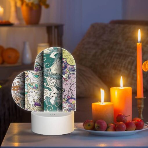 Love Acrylic Night Light, Three Colorful Designs Of Swirls And Patterns. -Nuas Diy Shop 7673baf3cc8b615c60e537bcce6cba189e684a12