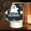 Love Acrylic Night Light, A Ghost Is Shown With The Words "Happy Halloween" Written Below It.
