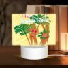 Rectangular Acrylic Night Light, Two Women Pose For A Picture In Front Of A Palm Tree. -Nuas Diy Shop 778309b098f02ea6ab648beaed74fac9267744c9