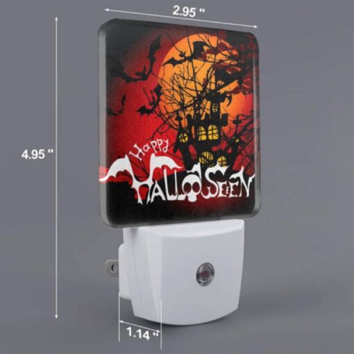 Night Light, A Halloween Poster With A Castle And Bats. -Nuas Diy Shop 77f6cd9d6e6d3bf2e29ad33d582025b15ac3428a