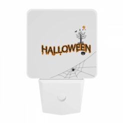 Night Light, A Spider Web With A Tree And A Pumpkin In The Middle. -Nuas Diy Shop 79b2f2752d86c71e2c7228aac7b6bc4f3470995f