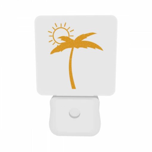 Night Light Set Of 2, A Sunny Day With A Yellow Sun And Two Palm Trees. -Nuas Diy Shop 7aa0e2cadb8adc8fa8df0f1aa7f0aae416ad38c1