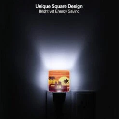 Night Light Set Of 2, A House With A Sunset In The Background. -Nuas Diy Shop 7ac168f132362457395f709b004589d168afd2cb