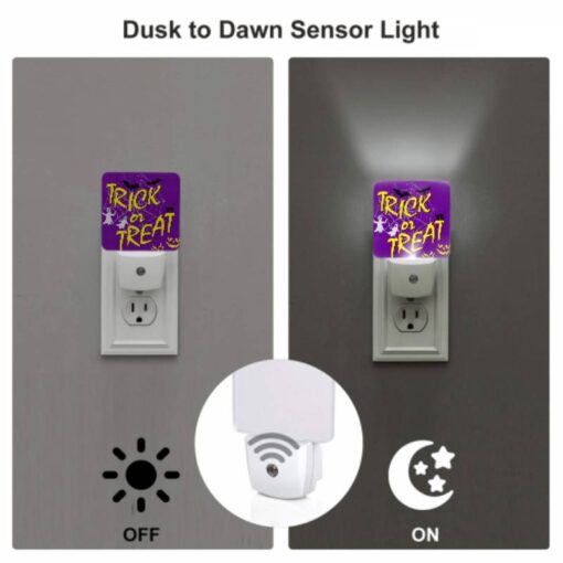 Night Light, A Purple Background With A Spider Web And Bats -Nuas Diy Shop 7aef6456271cc4c27348608daba5b6410448d713