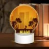 Round Acrylic Night Light, A Cityscape With A Beach Sign And Palm Trees. 2 Round Acrylic Night Light, A Cityscape With A Beach Sign And Palm Trees. -Nuas Diy Shop 7af738775f904ee9e5de11cc50886f6c6ee44fef