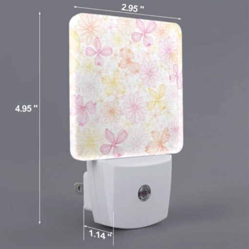 Night Light, A Pink And Yellow Flower Pattern. -Nuas Diy Shop 7b12af836543fedfb0a256852d3a1dd9e3a87aa2