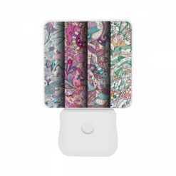 Night Light Set Of 2, Three Colorful And Intricate Designs Are Displayed Side By Side. -Nuas Diy Shop 7b937aef364bc5e672684faf113075f0604577ce