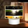 Rectangular Acrylic Night Light, Three Different Colored Pictures Of A Haunted House. -Nuas Diy Shop 7c88173a47dea6f253c18779ad03a25f1b09d58f