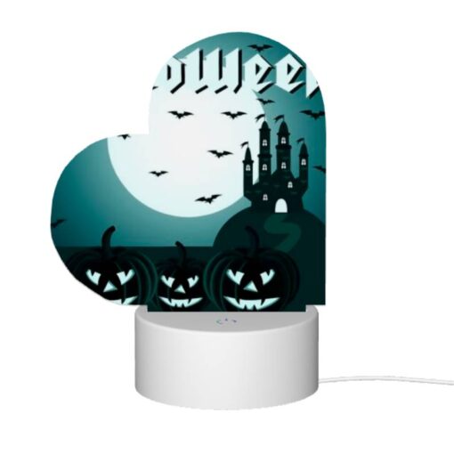 Love Acrylic Night Light, Three Pumpkins With Faces Drawn On Them. -Nuas Diy Shop 7ca81520bc1fead1a67cffe5316c16a88e669f61