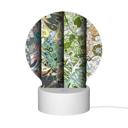 Round Acrylic Night Light, Three Colorful Designs Are Displayed On A Wall. -Nuas Diy Shop 7cd0fed22e0df0a5152d588324a4163b9c17220d