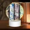 Round Acrylic Night Light, Four Different Colored Designs Of A Flower. -Nuas Diy Shop 7ee2270049ff3b326a7b3397ce5c821ead8c9397