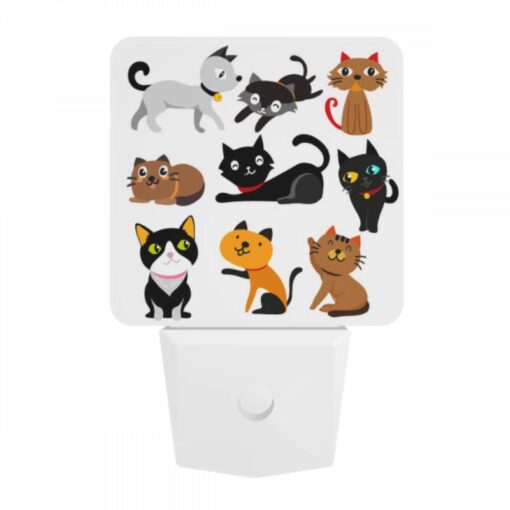 Night Light, A Collection Of Cats In Various Poses And Colors. -Nuas Diy Shop 7f32a33318d608e03fc78abc82fefe98302bb7bd