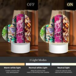 Love Acrylic Night Light, Four Different Colored Designs Of Swirls And Patterns. -Nuas Diy Shop 8016cd6932e4744fbe69cd10d7a6856780f5ad81