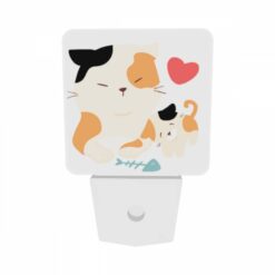 Night Light Set Of 2, A Cat And A Kitten Are Sitting Together. -Nuas Diy Shop 80622b148a0b34df7f1f6cd2557a2cf70d910f85