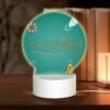 Round Acrylic Night Light, A Colorful Illustration Of A Boat -Nuas Diy Shop 809e42fc885ae5218e1b95acdda908eb9e694484