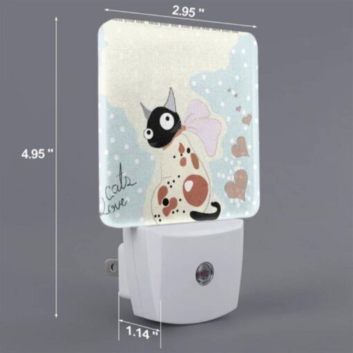Night Light, A Cat Is Sitting On A Map -Nuas Diy Shop 81fdc3d59cf1d69f285f58223aeafc1625c7aeaf
