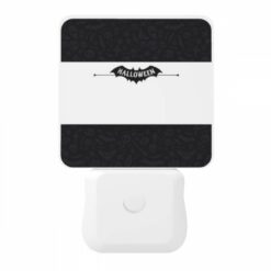 Night Light, A Black And White Batman Logo With The Words Halloween. -Nuas Diy Shop 8298aeffbb4fea29571412bd875d57eb43bd9594