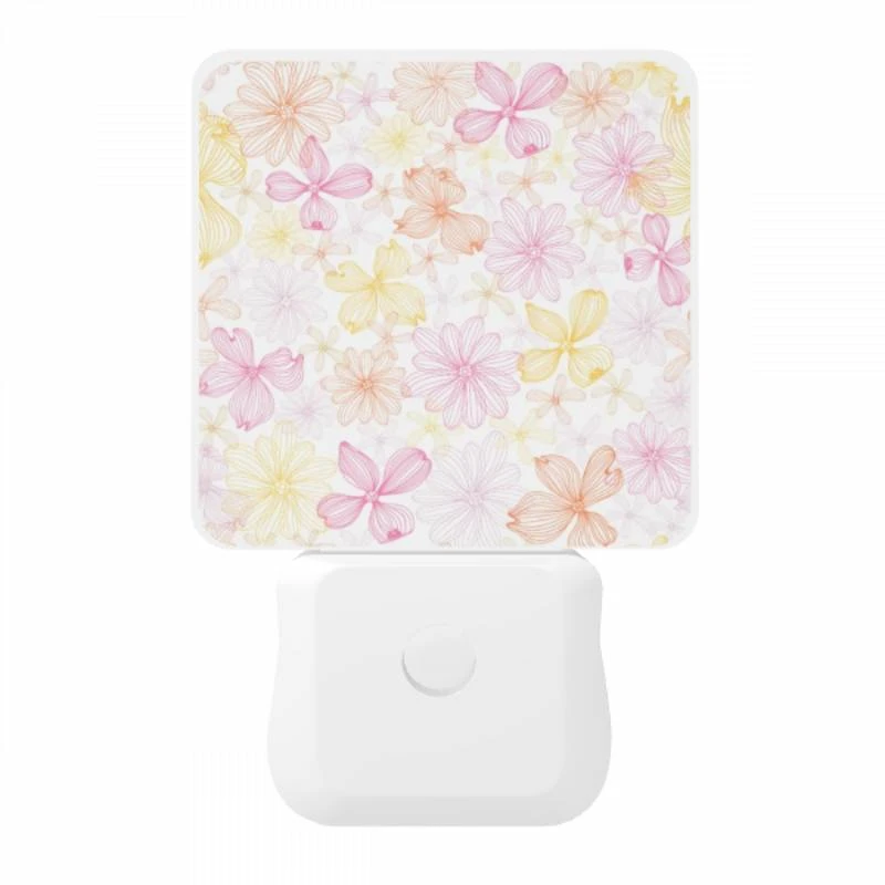 Night Light, A pink and yellow flower pattern. Night Light, A Pink And Yellow Flower Pattern. -Nuas Diy Shop 82f2b4bbfa616a9344646d4a1ec9e07c2eadea5e
