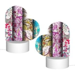 Love Acrylic Night Light, Three Colorful Designs Are Displayed On A Row Of Paper. -Nuas Diy Shop 8343ae77cb9512b594387d895ee228d3603062a4