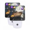 Night Light Set Of 2, A Halloween Party Sign With A Witch's Hat And A Moon In The Background. -Nuas Diy Shop 837e4dd5624472935205d00cdff33073cabd40bc