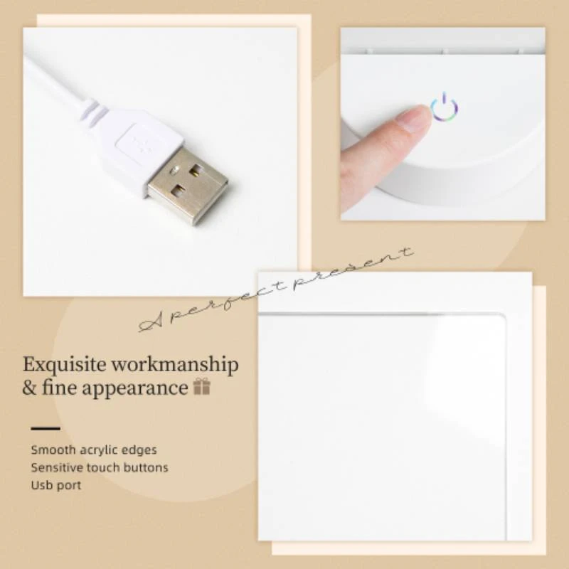 Rectangular Acrylic Night Light, Four different colored geometric shapes. Rectangular Acrylic Night Light, Four Different Colored Geometric Shapes. -Nuas Diy Shop 8436a167d9f66077c23b7de8fb888cefdb9fdbfa 74