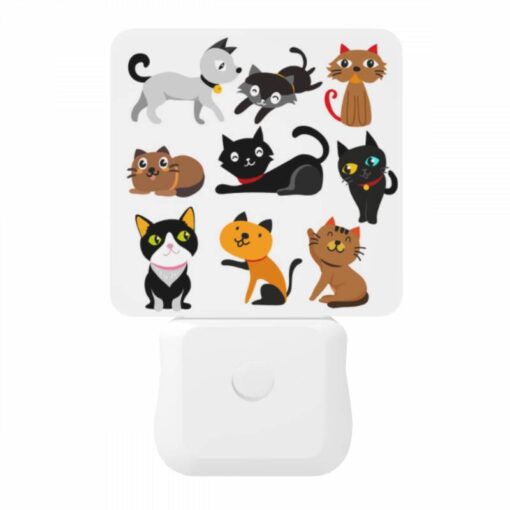 Night Light, A Collection Of Cats In Various Poses And Colors. -Nuas Diy Shop 8583b50219c8d8fc0e47da4296afb695ff612f1d