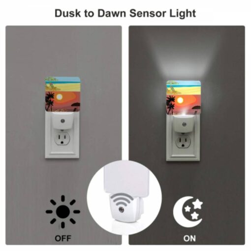 Night Light, A Beach Scene With A Sunset -Nuas Diy Shop 859fe6e52368c6a1865ef5251a3a2aa90f3541c3