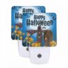 Night Light Set Of 2, A Halloween Poster With A Witch -Nuas Diy Shop 86a2c182c44100972046abca693709ba473d6f90