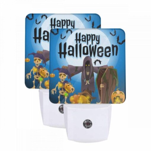 Night Light Set Of 2, A Halloween Poster With A Witch -Nuas Diy Shop 86a2c182c44100972046abca693709ba473d6f90