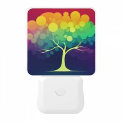 Night Light, A Colorful Tree With A Yellow -Nuas Diy Shop 8720d3a48d40a4c8b3c47f9121fc780b5ba7fda5