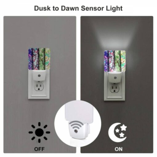 Night Light Set Of 2, Four Different Colored Designs Of A Clock. -Nuas Diy Shop 87ce8646c17477f143173bc7de1d1c017023beb1