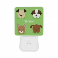 Night Light Set Of 2, Four Different Colored Dogs Are Shown In A Row. 10 Night Light Set Of 2, Four Different Colored Dogs Are Shown In A Row. -Nuas Diy Shop 8925792b5882b3e9a6cd4f1e7d3be724de3425b5