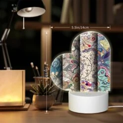 Love Acrylic Night Light, Four Different Colored Designs Of Flowers And Leaves. -Nuas Diy Shop 89869246c864daf3f831dd4926b5ae9785698526
