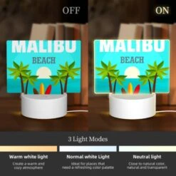 Rectangular Acrylic Night Light, A Beach Scene With A Sunset And Palm Trees. 4 Rectangular Acrylic Night Light, A Beach Scene With A Sunset And Palm Trees. -Nuas Diy Shop 8a31dde0fd1b9361dc33c379521ca3270c69f2fe