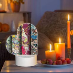 Love Acrylic Night Light, Four Different Colored Designs Of A Flower. -Nuas Diy Shop 8ac6258a99c7d712146f98c8c1f00102b22f6112